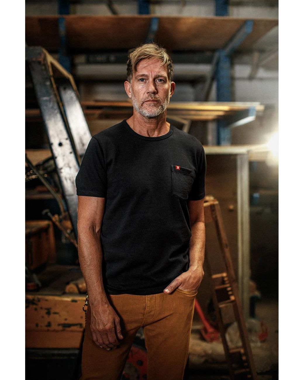 &SONS Trading Co Black Boxer Pocket T-Shirt for men