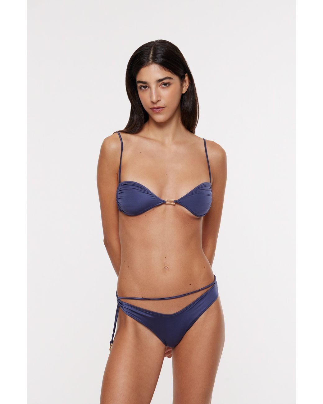 Bianca Resortwear Blue Calla Bikini Top