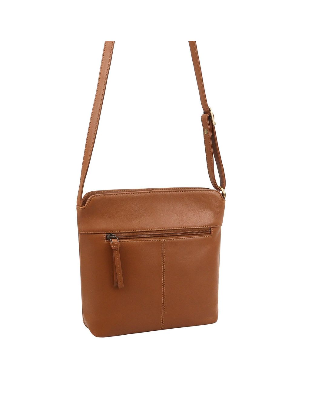 Lloyd Baker Brown Puri Leather Crossbody Bag