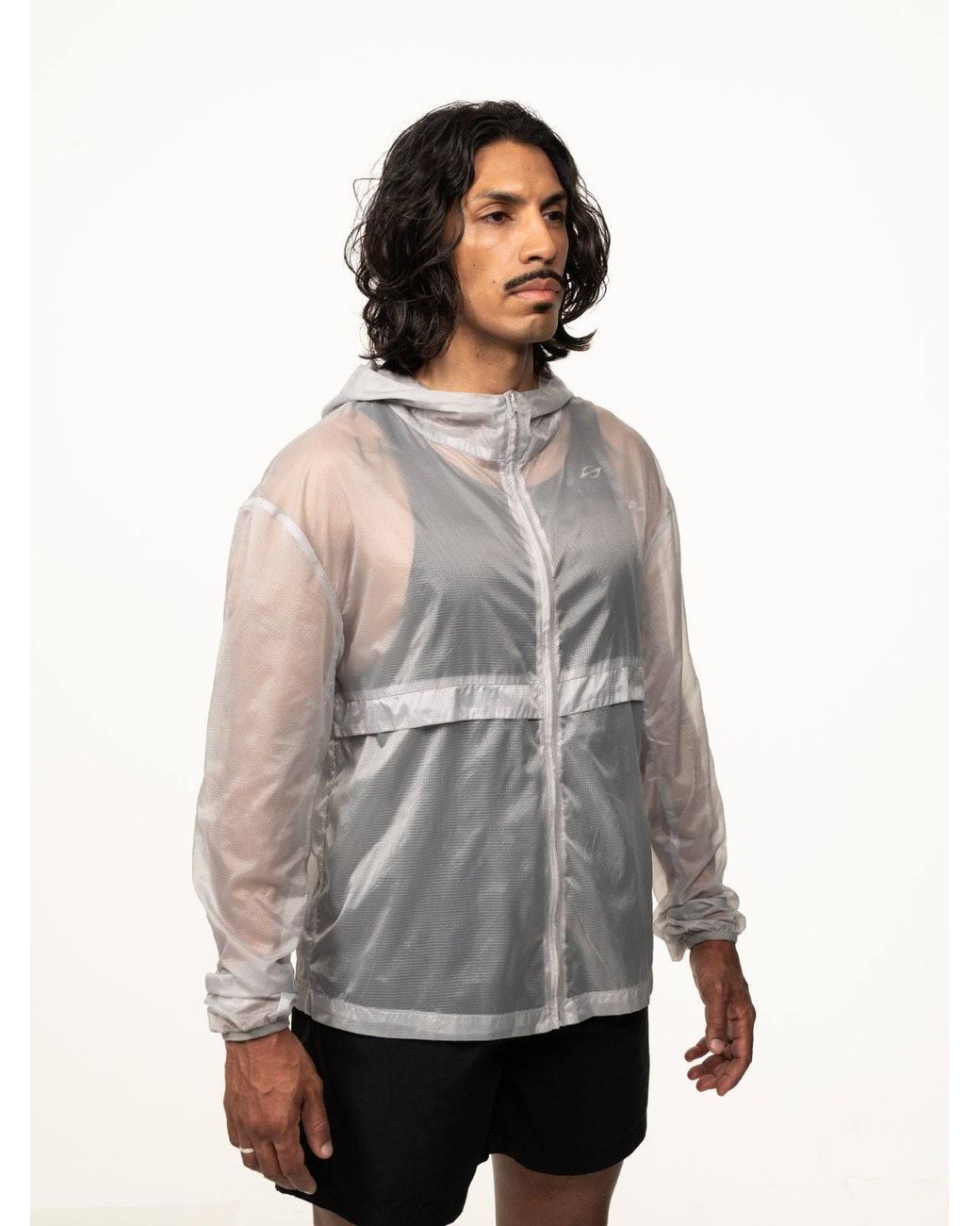 Saved Lab Gray Ultralight Windbreaker for men