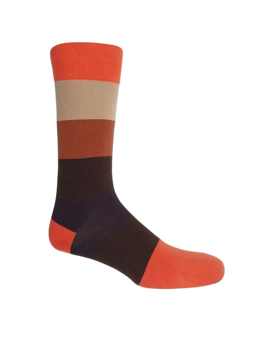 Peper Harow - Made in England Orange Groomsmen's Socks Bundle for men