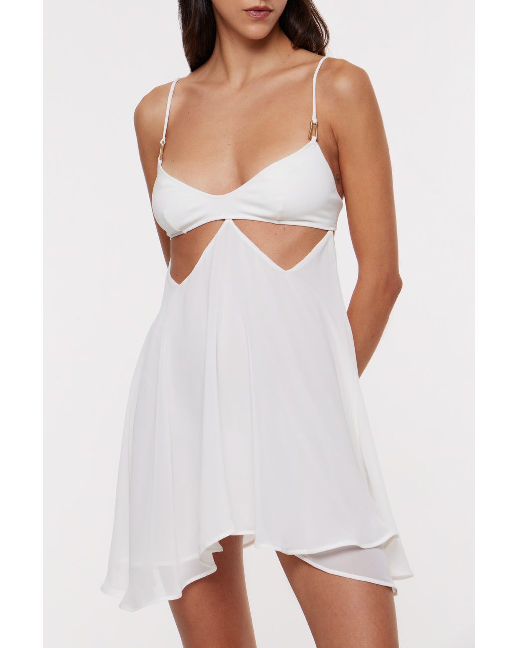 Bianca Resortwear White Reia Mini Dress
