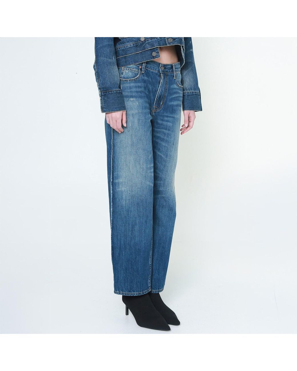 NOEND Blue Miley Straight Jeans