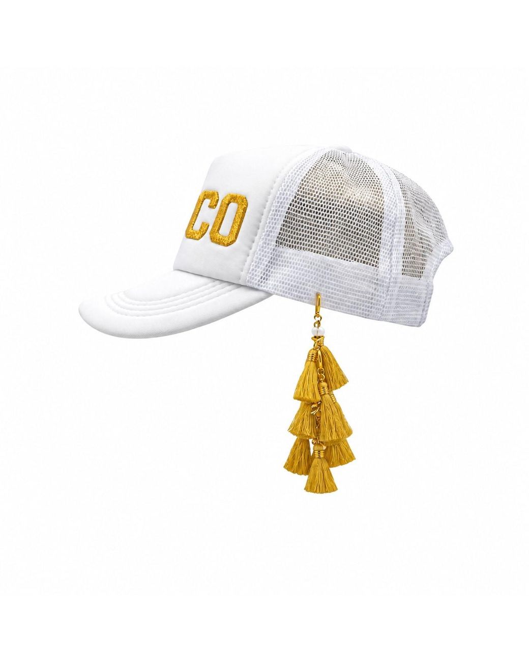 Julia Clancey Metallic Disco Chacha Trucker Cap