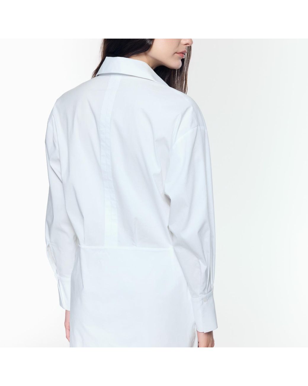 Mirimalist Blue Eddy Shirt Dress