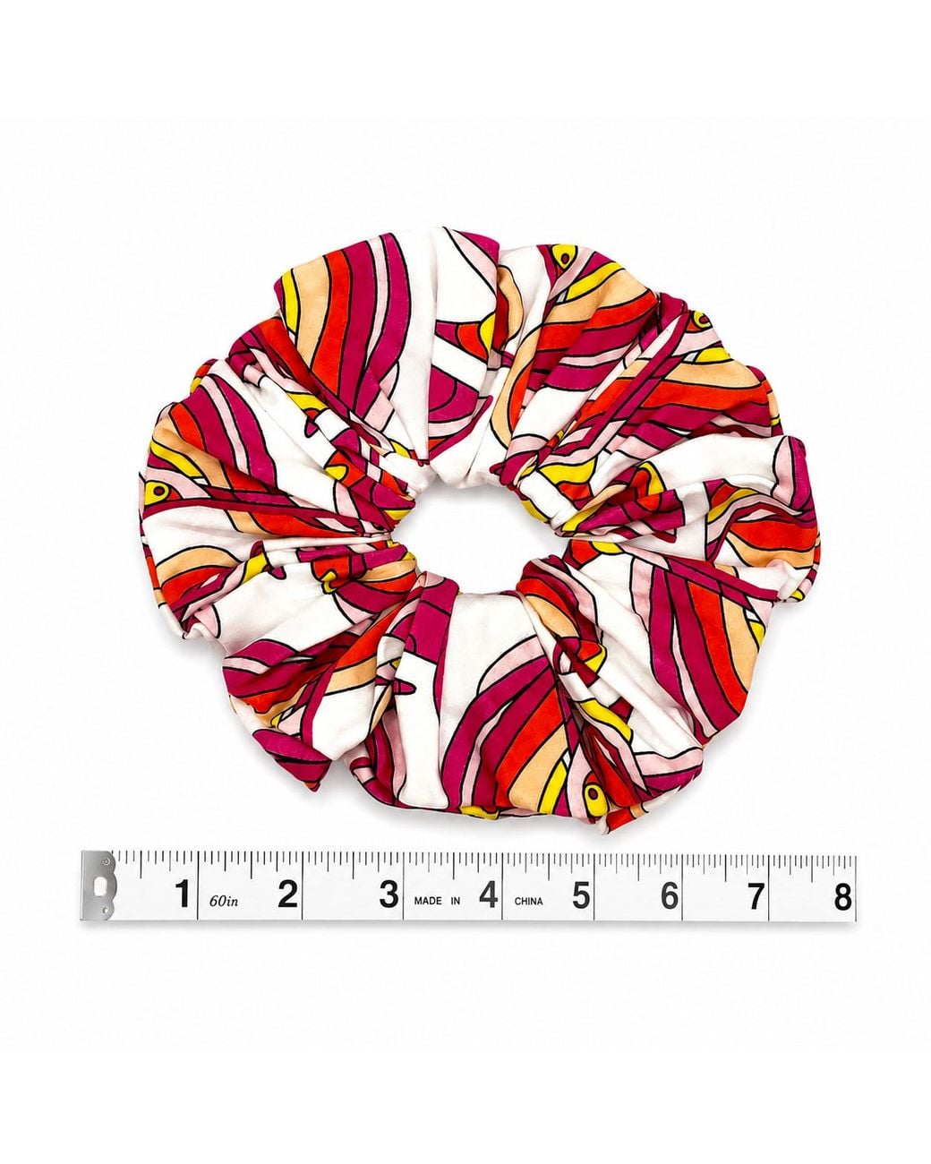 Julia Clancey Red Super Sized Martini Scrunchy