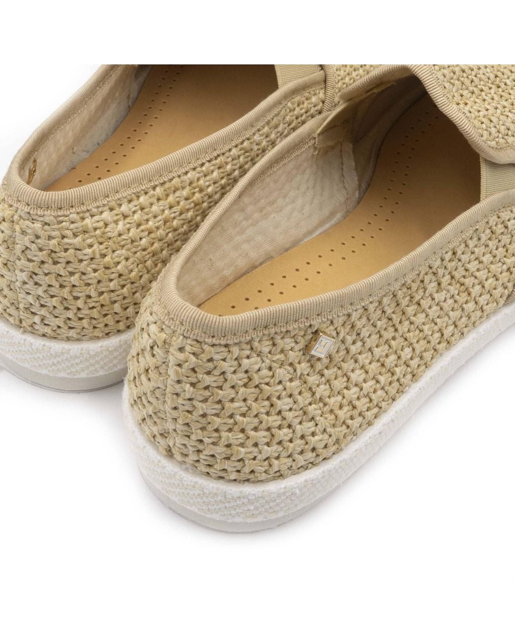Rivieras Natural Raffia Slip-On Loafer