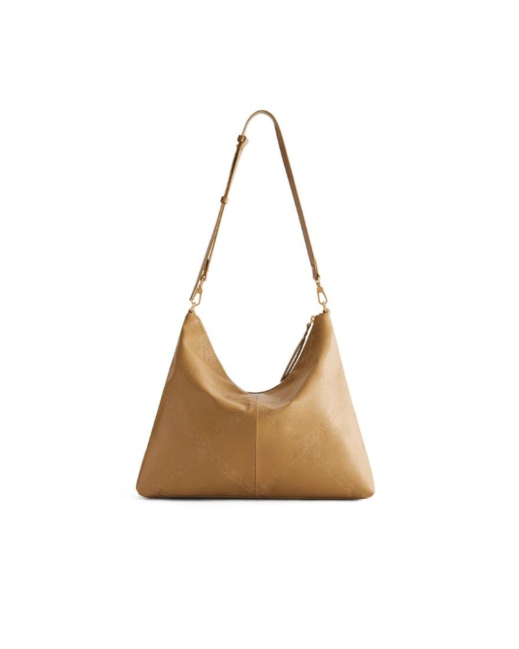Orange Cube Metallic Metropolitan Crossbody Bag