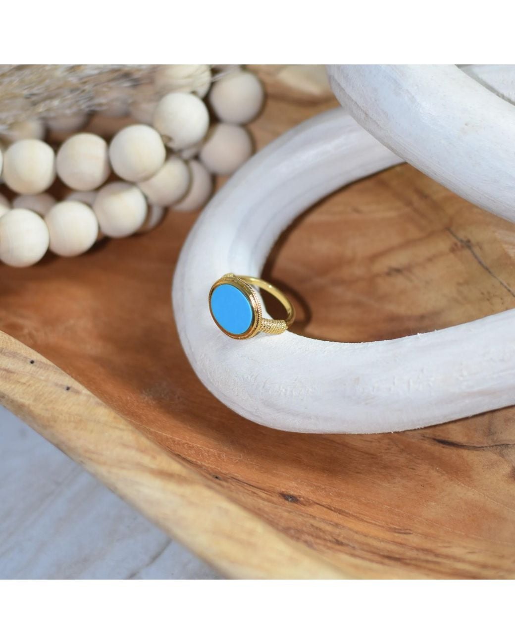 Preeti Sandhu Blue Ara Woven Ring