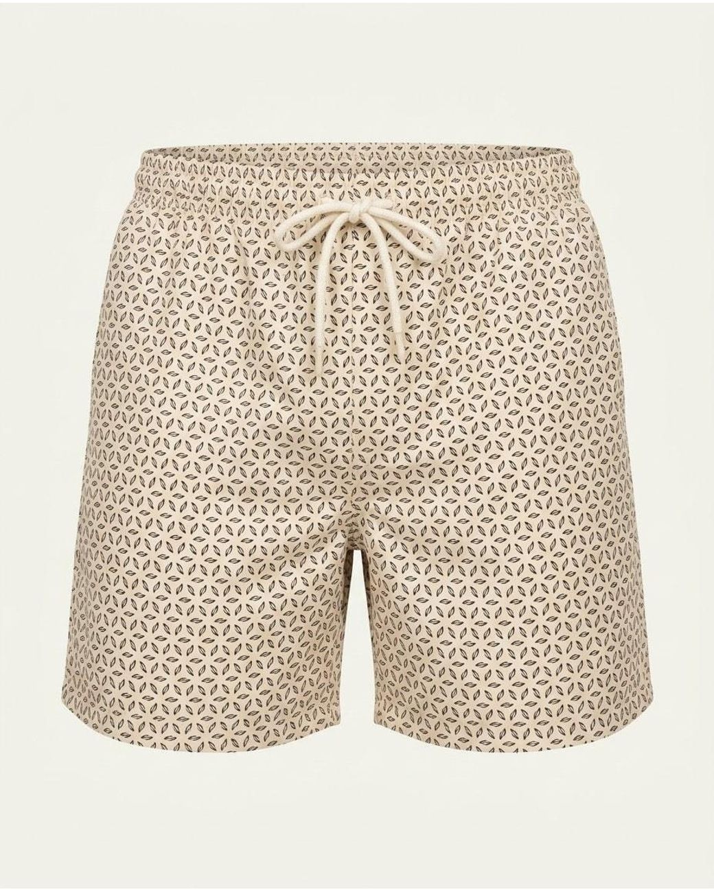 Saved Lab Natural Neutrals Monogram Swimshort for men