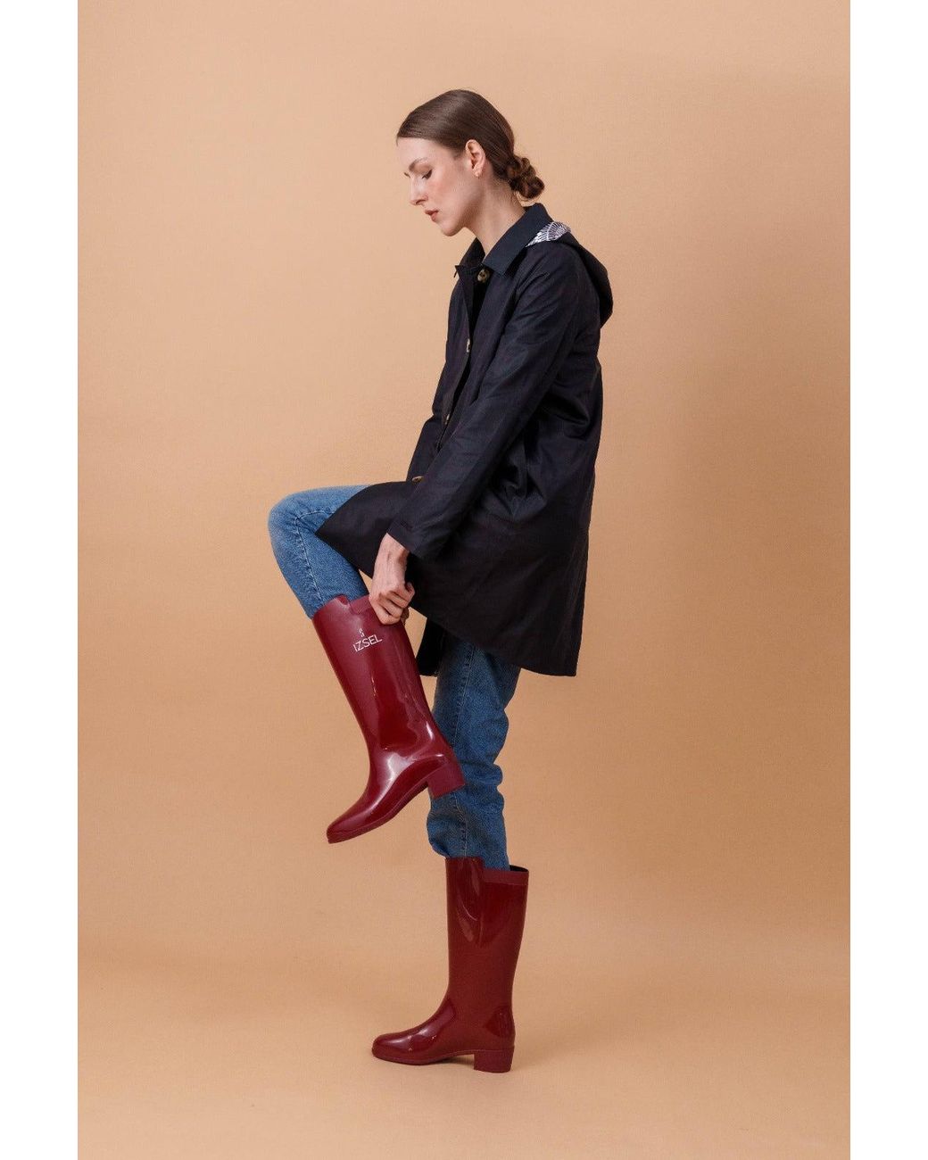 Izsel Red Classic Rain Boot
