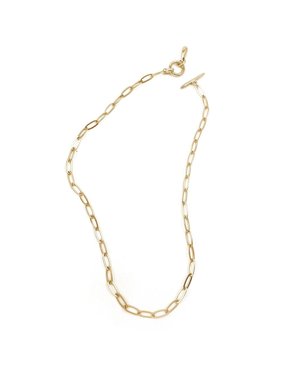 Biko Jewellery Metallic Fine Chainlink Collar