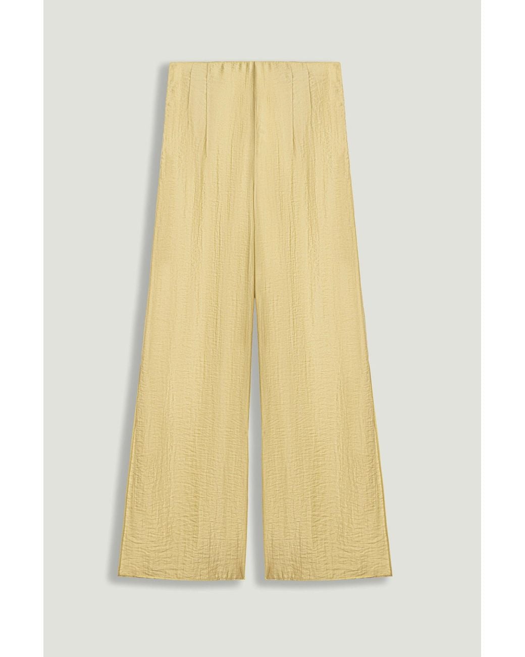 Nocturne Yellow Relaxed Straight-Leg Pants
