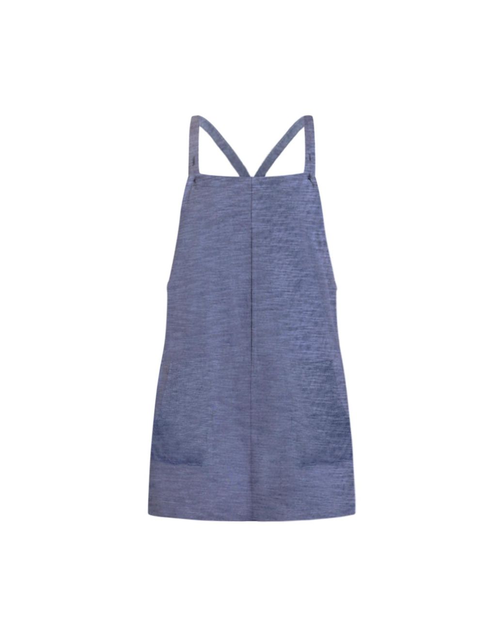 Known Supply Blue Overall Cotton Dress