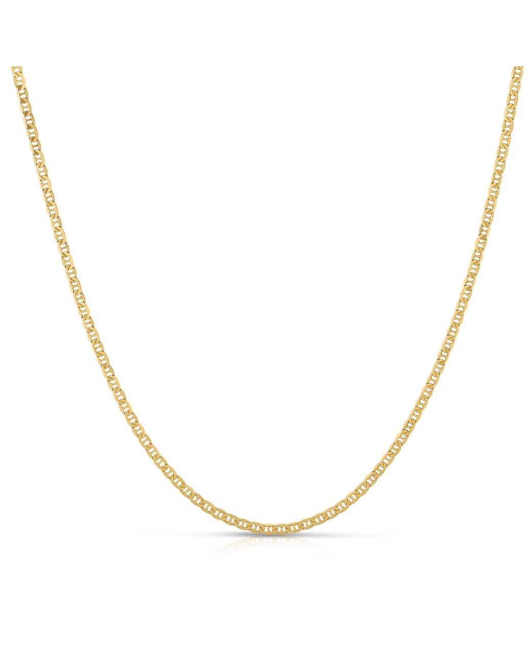 Maya Brenner Metallic Overboard Layering Chain