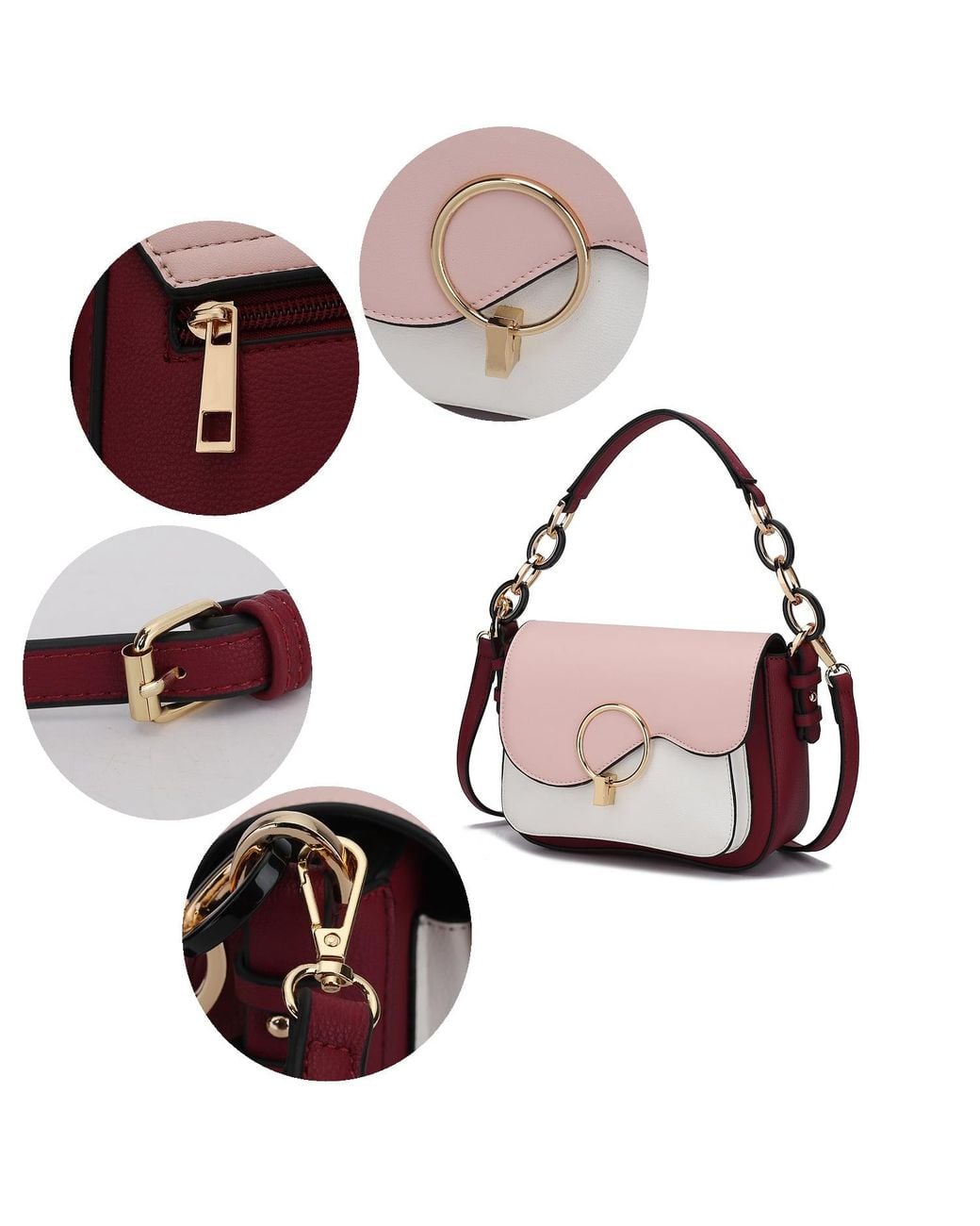 Mkf Collection - J'omor Pink Fantasia Shouder Bag