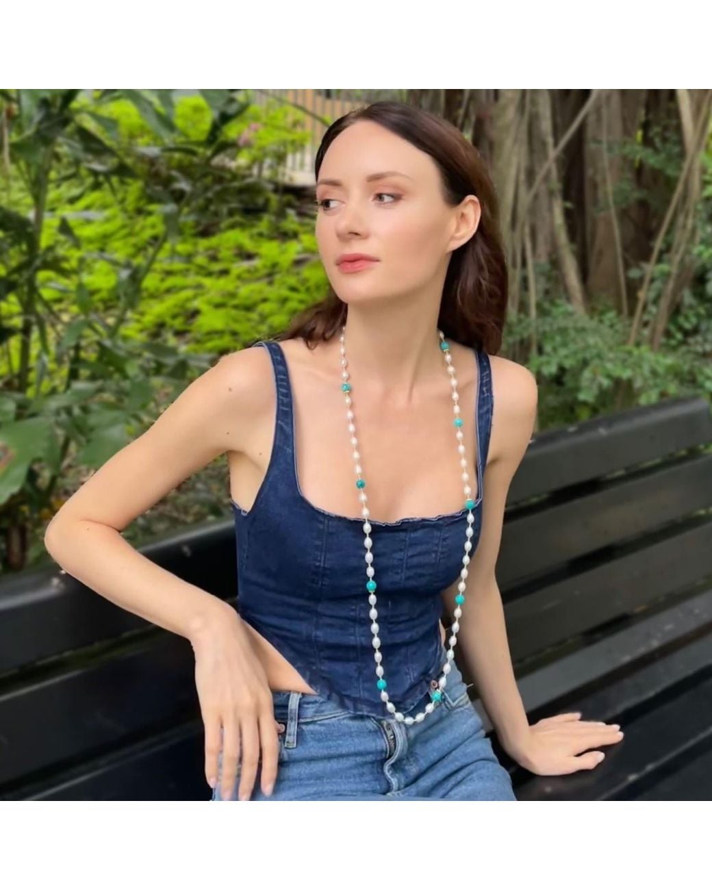 Farra Multicolor Freshwater Pearls With Amazonite Multi-Way Necklace
