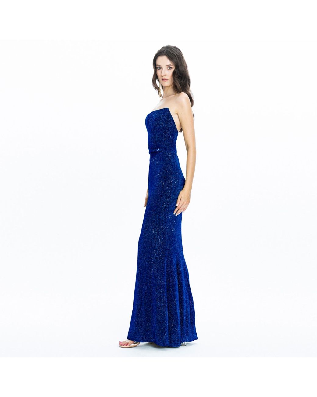 Angelika Jozefczyk Blue Moon Shimmering Evening Gown
