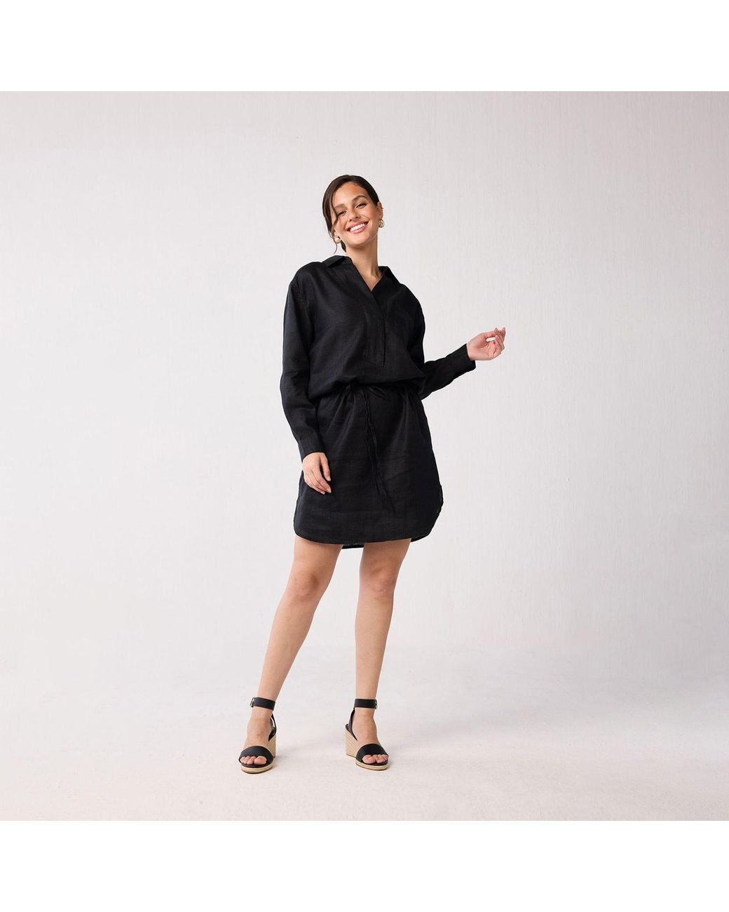 REISTOR Black Meet Be By The Cliff Dress