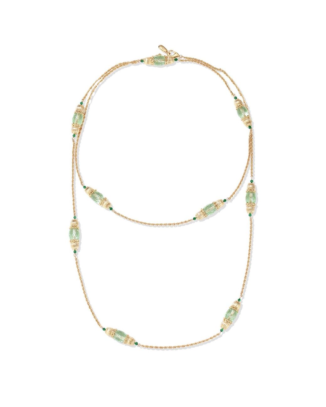 Retro Chic Metallic Nut Fairy Necklace
