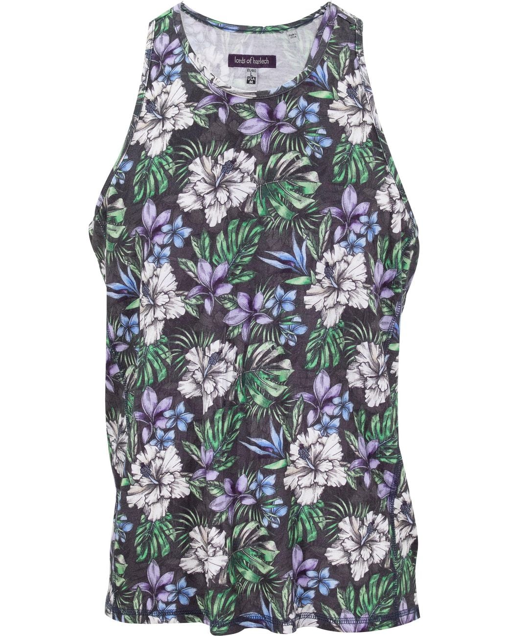 Lords of Harlech Gray Tedford Colorful Floral Black for men