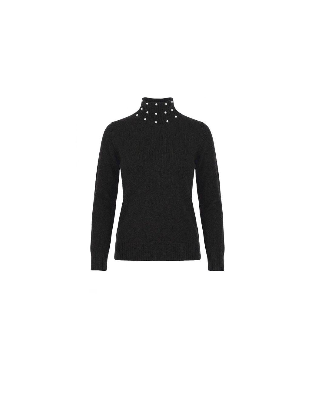 James Lakeland Black Pearl Neck Jumper