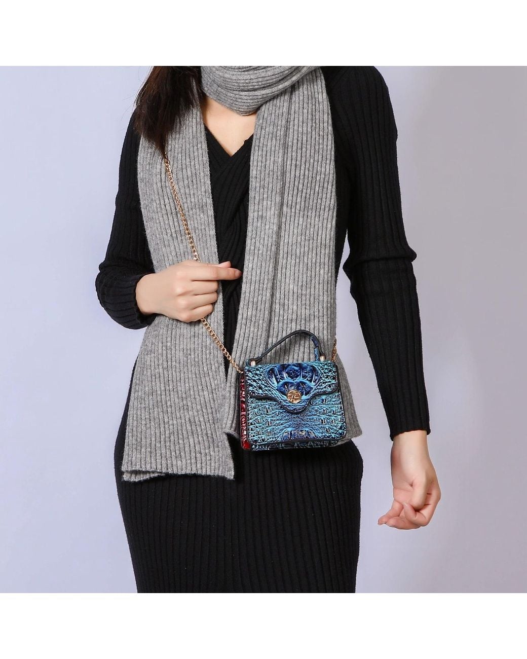 Mkf Collection - J'omor Blue River Mini Crossbody Bag
