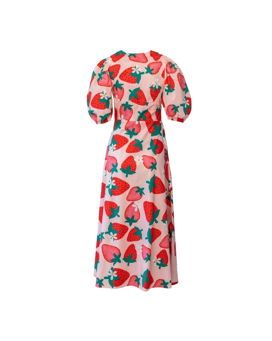 Pineapples Don't Have Sleeves Red Lola Fresa Dress