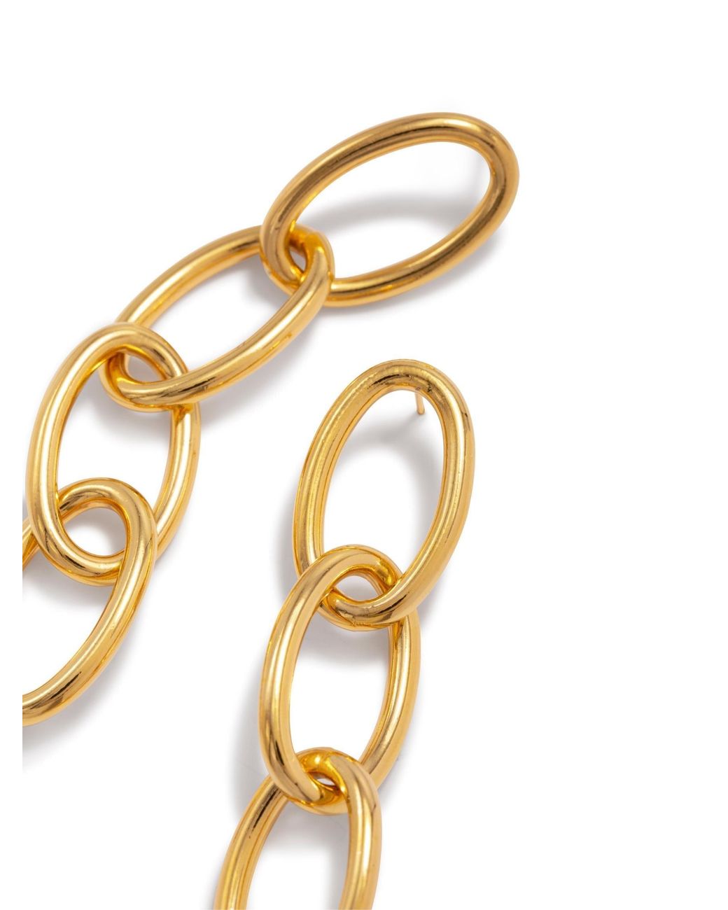 Jaredjamin Metallic Everly Drop Chain Post Earrings