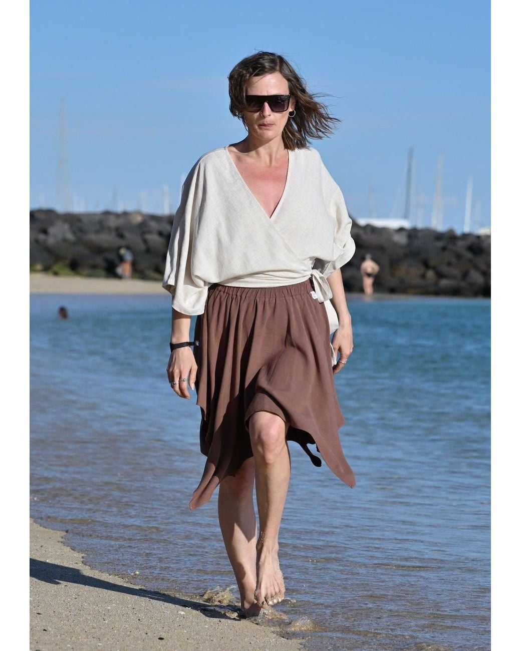 Frock Tales Brown Bay Mini Hanky Skirt