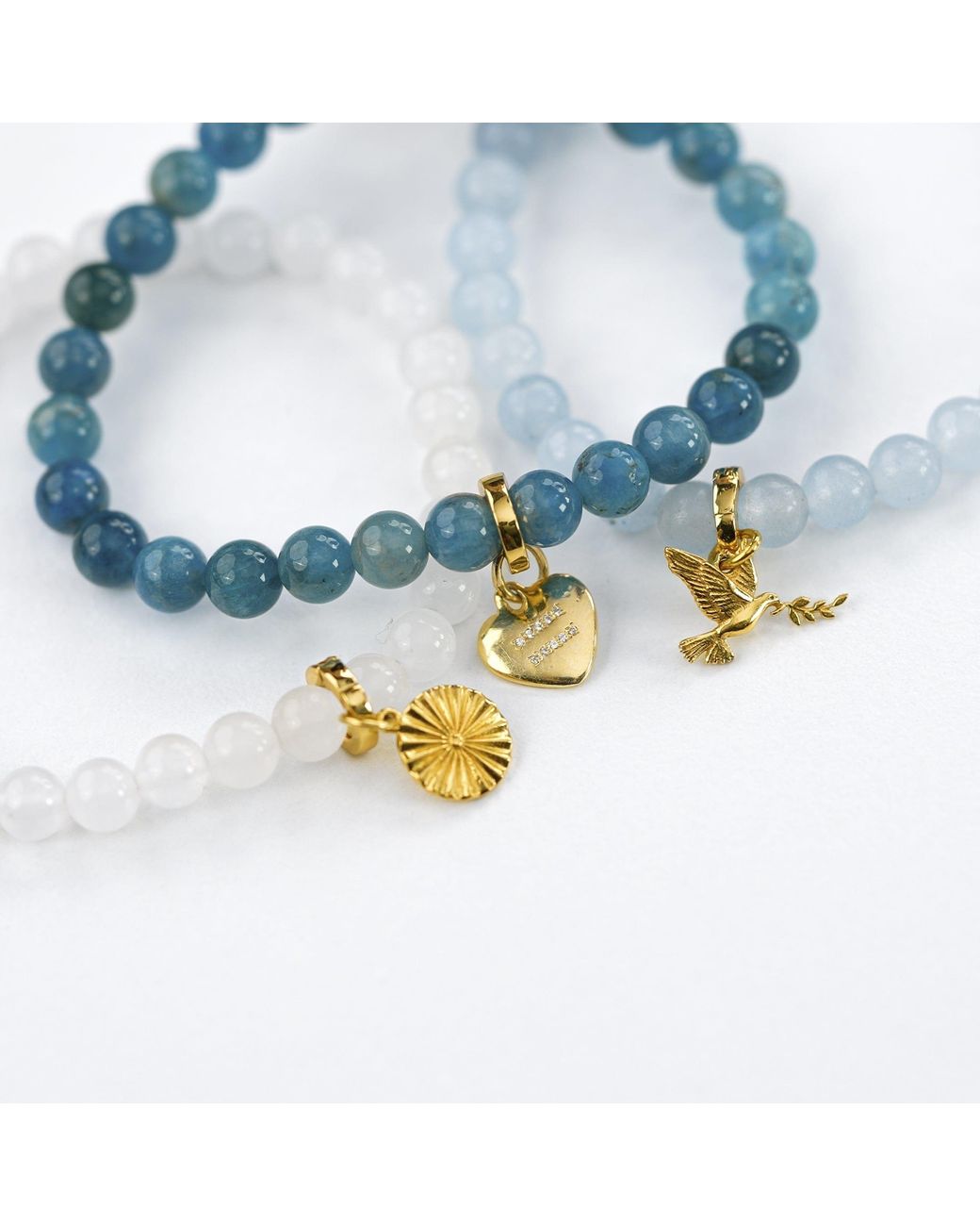 With Love Darling Metallic Chalcedony Bracelet