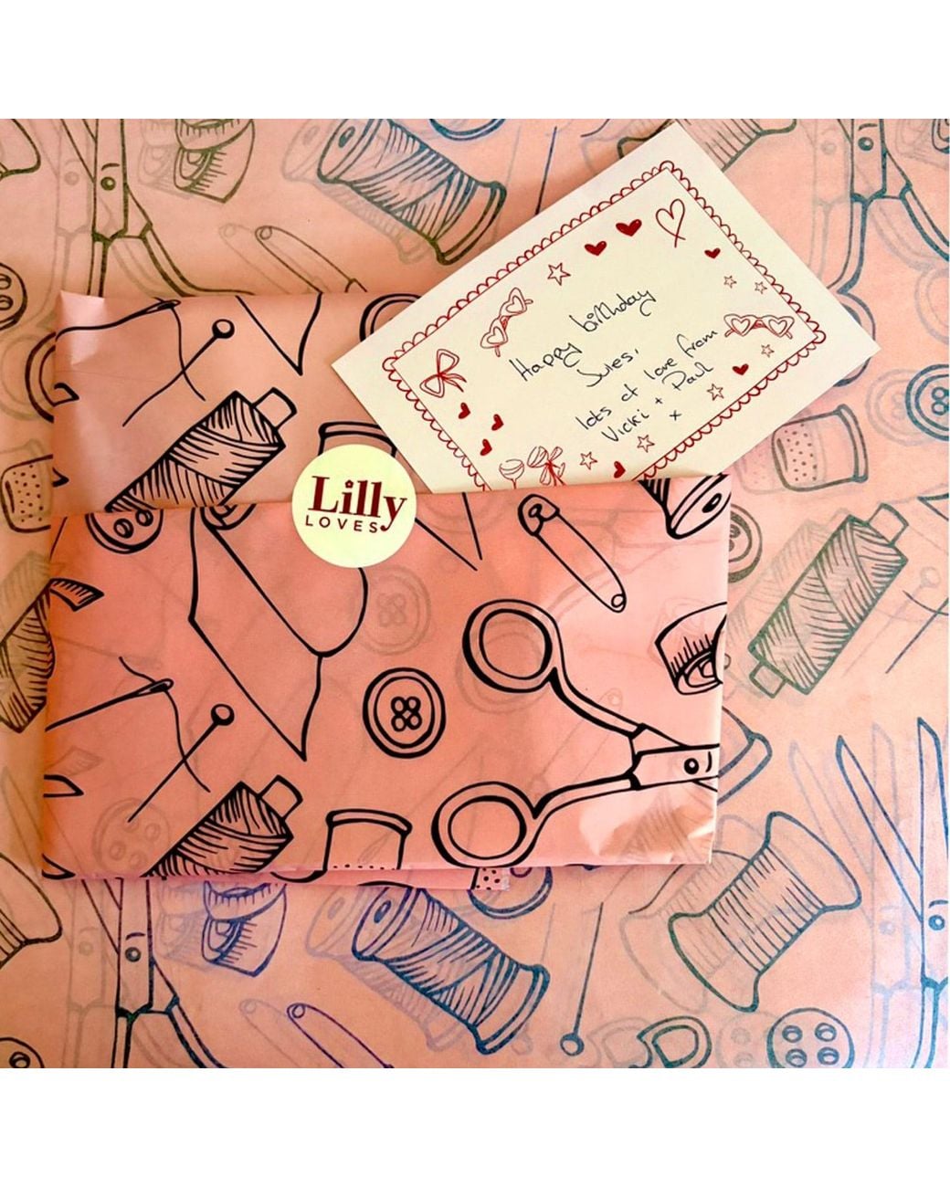 Lilly Loves Blue Stripe Pajama Set