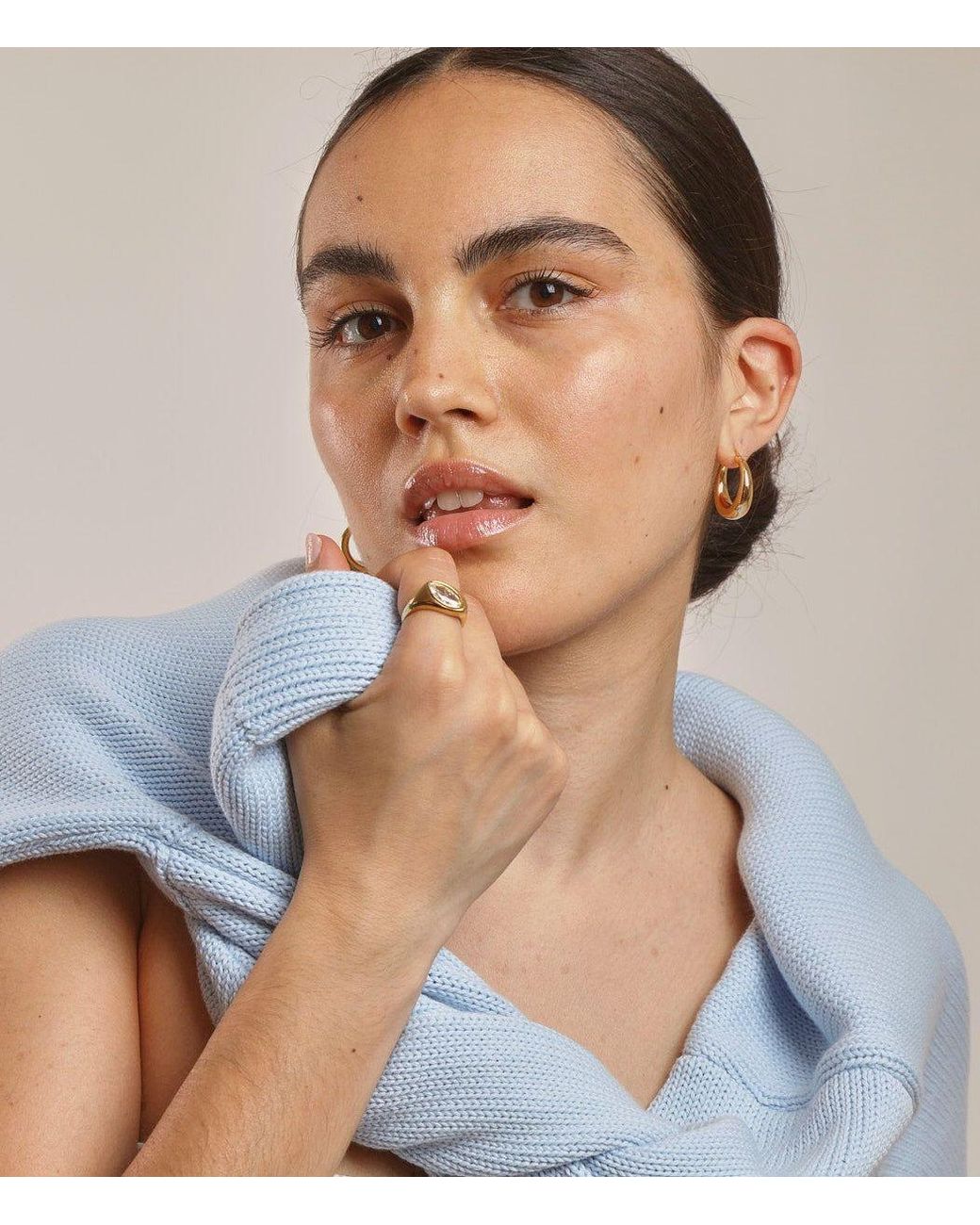 Ballinger Jewellery Metallic Everyday Medium Classic Hoops