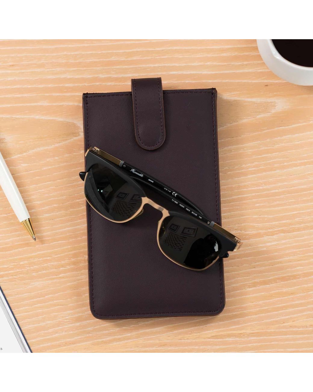 Pack'n Travel Purple Glasses Case Deep Plum