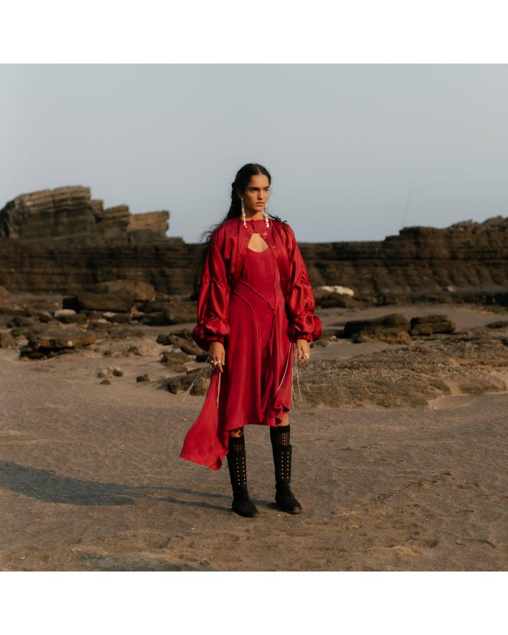 Raxada Red Xana Blood Dress