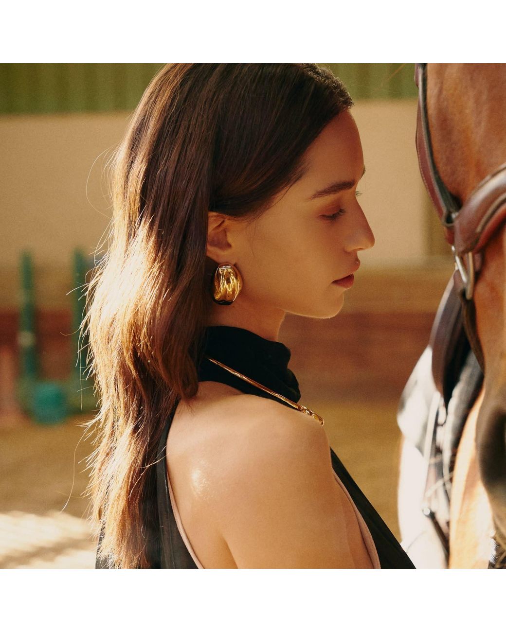 Retro Chic Metallic Lumina Orbit Earrings