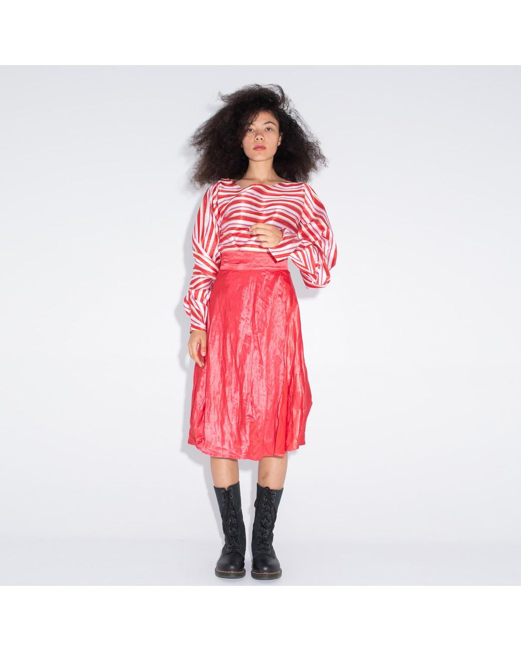 Bianca Popp Pink Wrapped Skirt