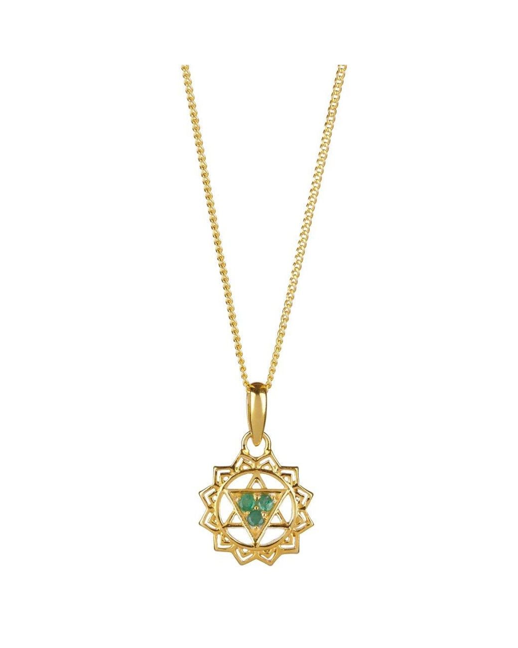 Charlotte's Web Jewellery Metallic Heart Chakra Necklace