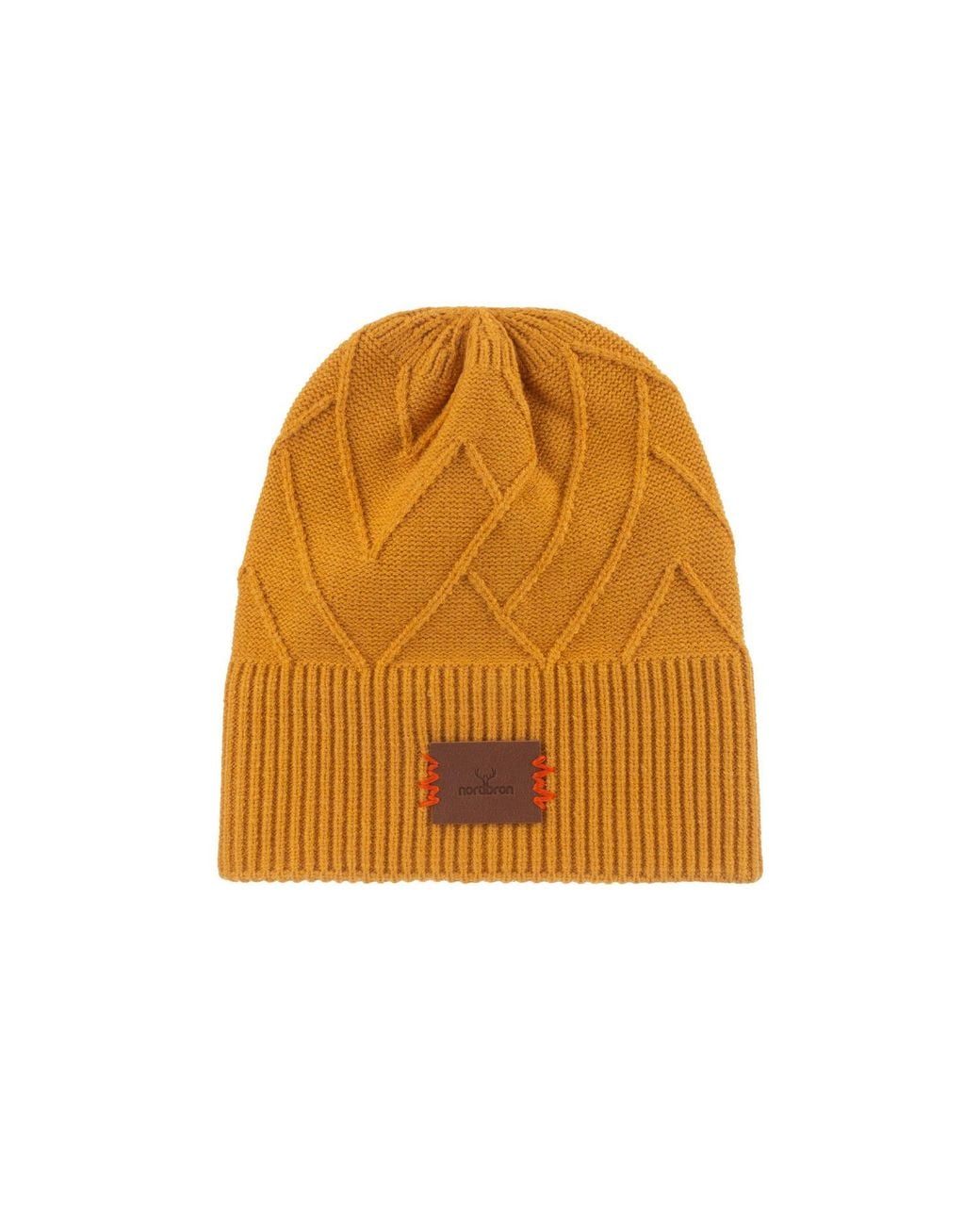 Norbron Orange Bonham Sulphur Beanie for men