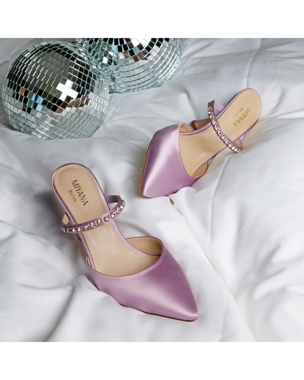 Miyana Berlin Pink Louna Mules