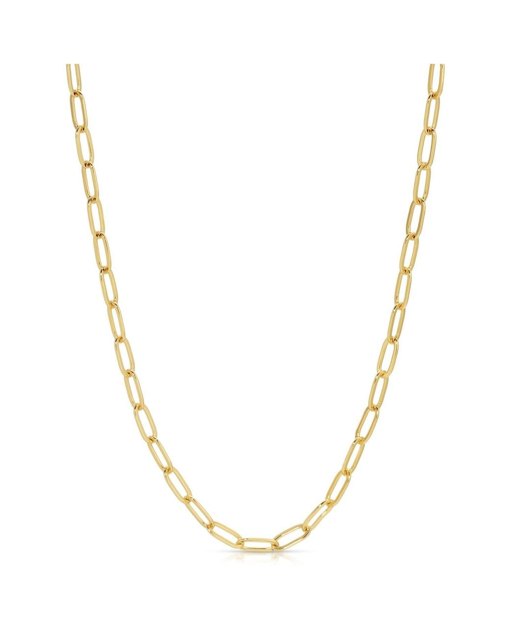 Leeada Jewelry Metallic Abbi Chain Necklace