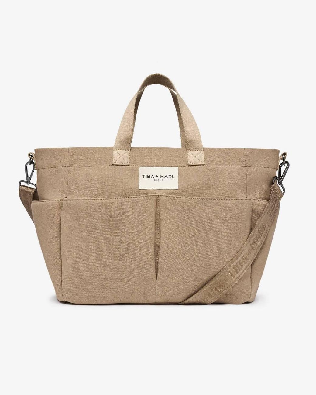 Tiba + Marl Natural T+M Canvas Pocket Tote Desert