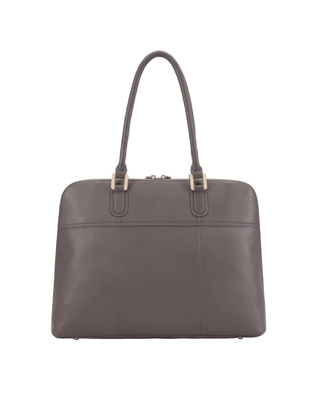 Paul Costelloe Gray Filton Leather Tote Bag
