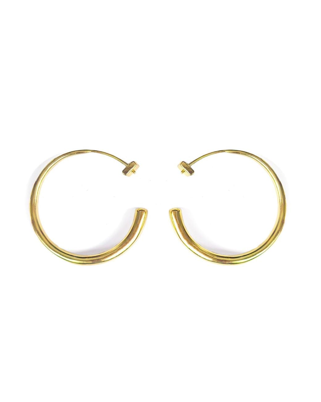 Krush Brown Kailani Claw Hoops