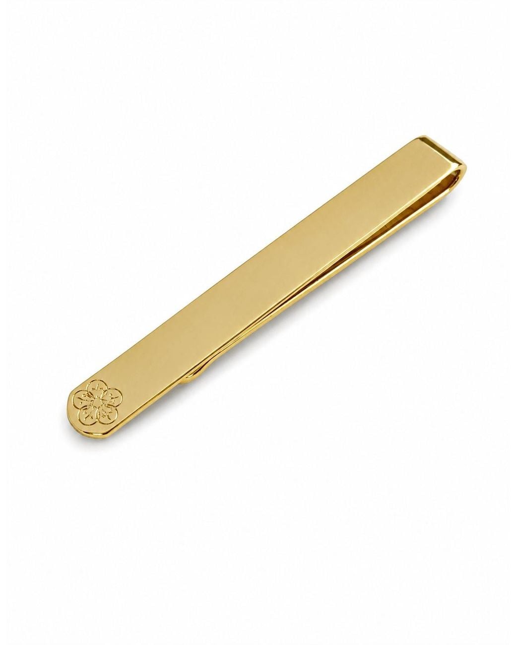 Gresham Blake Pink Logo Tie Bar for men