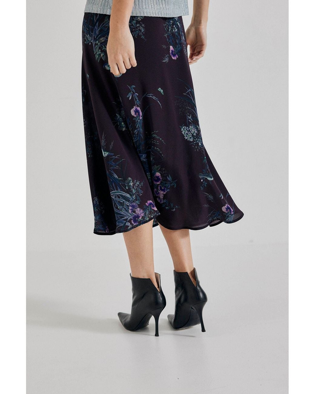 Lindsay Nicholas New York Blue Duchess Skirt