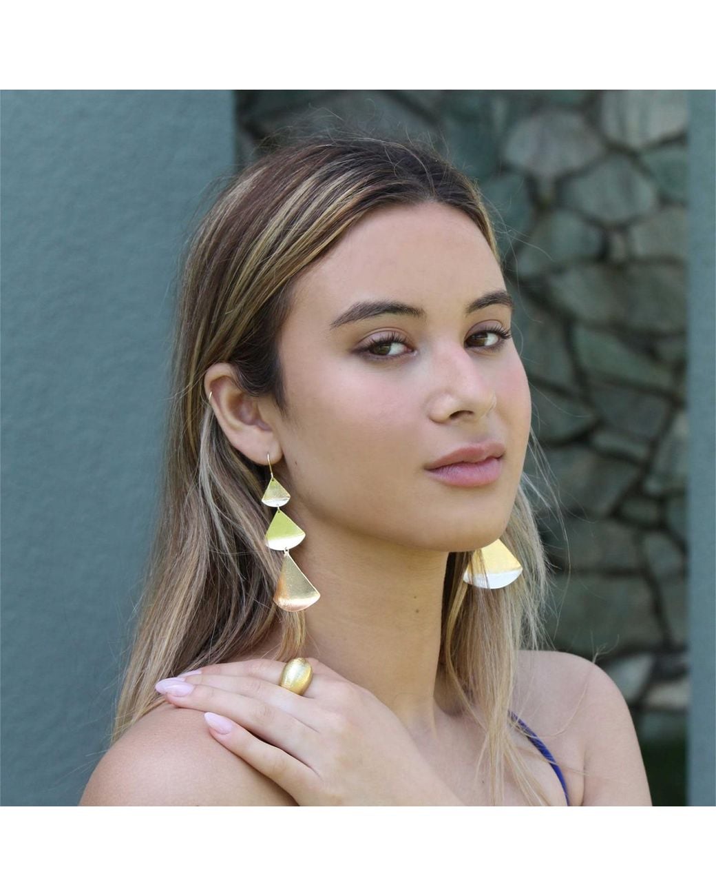 Marcia Moran Metallic Nevaeh Earrings
