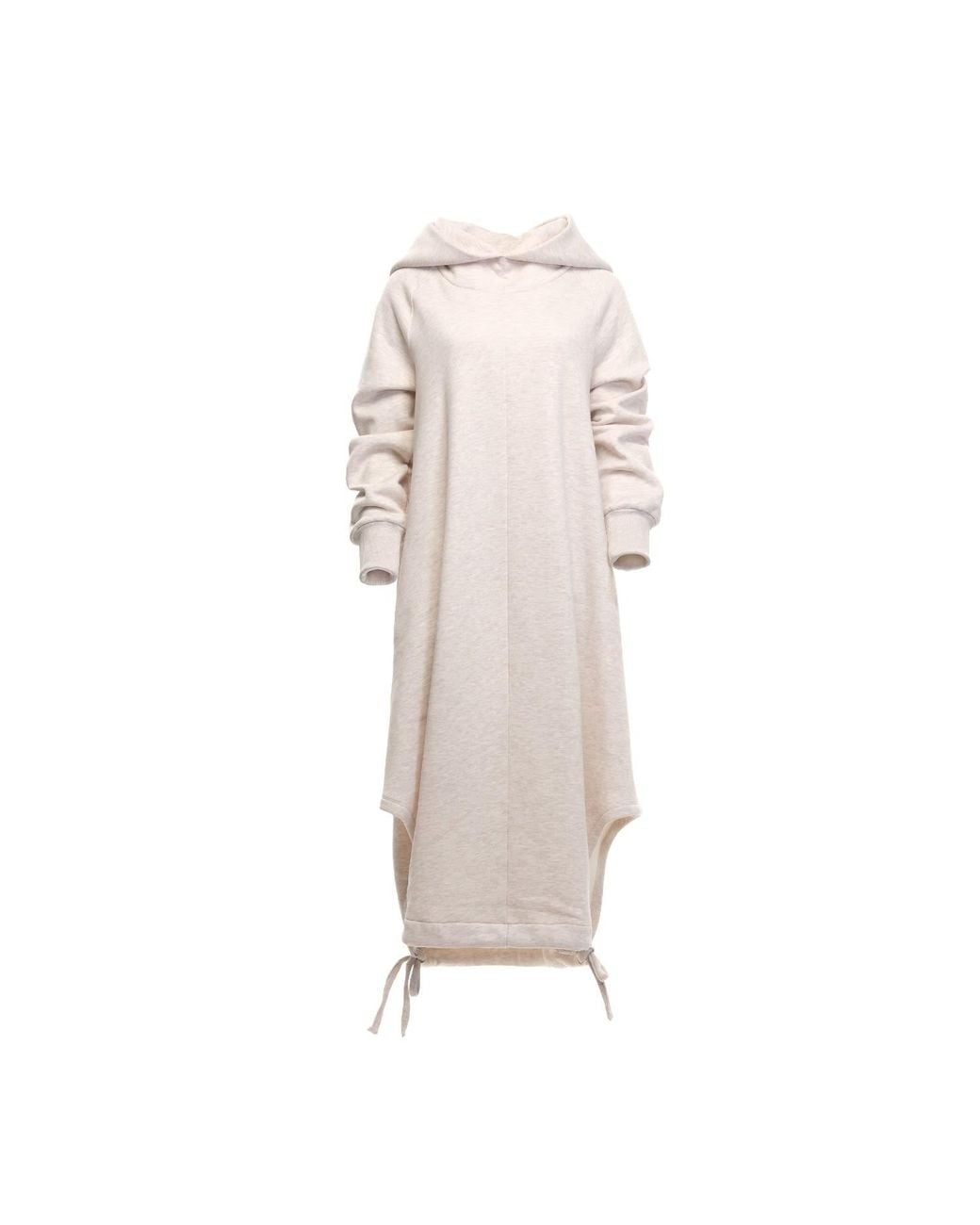 Clothes by Locker Room Natural Oversize Cream Hoodie Dress