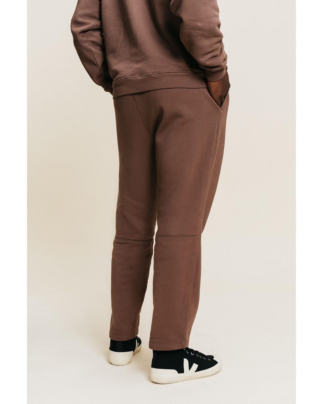 Ocio Leisurewear Brown Neutrals Straight Leg Pant for men