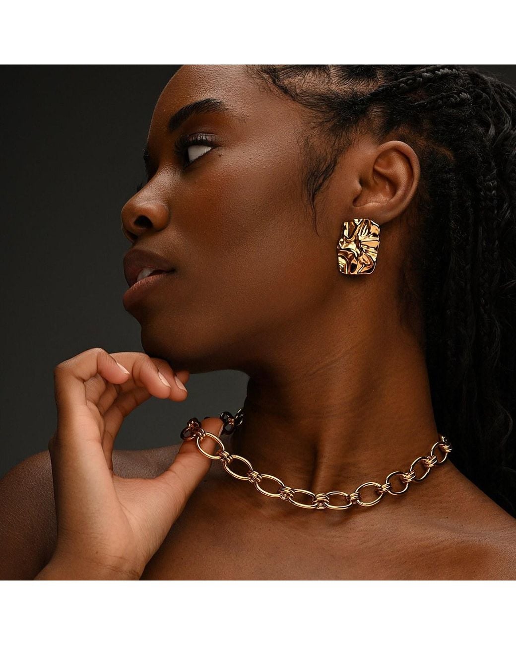 Superdivajewellery Metallic Ava Earrings